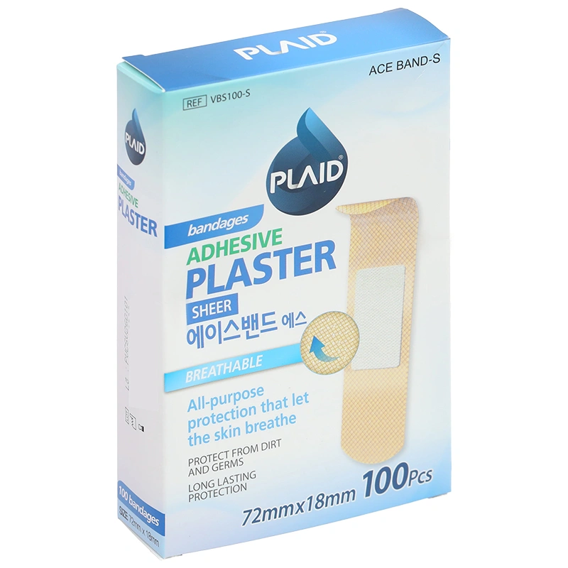 Băng cá nhân Plaid Ace Band-S (1.8 x 7.2cm) gói 10 miếng - 8